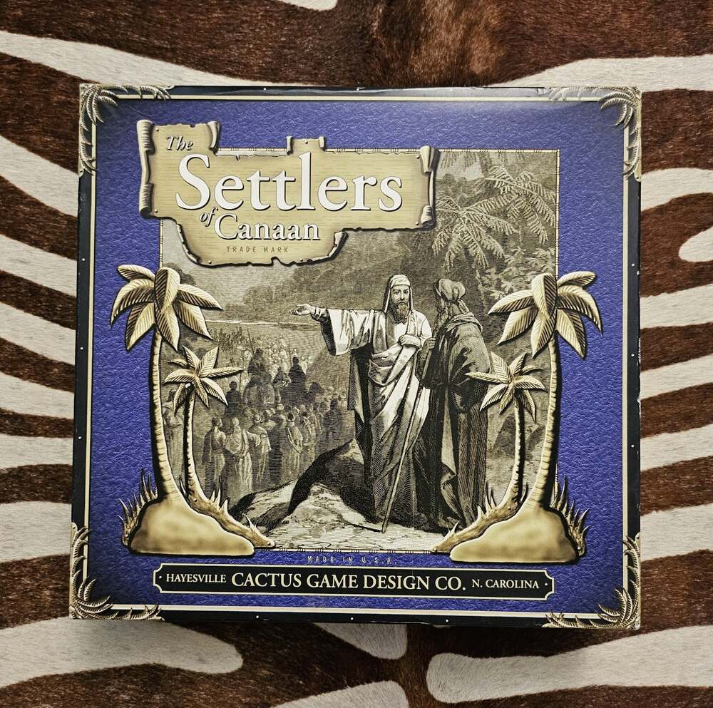 Vintage 2002 The SETTLERS Of CANAAN Rare Catan Board Game UNUSED SEALED CONTENTS